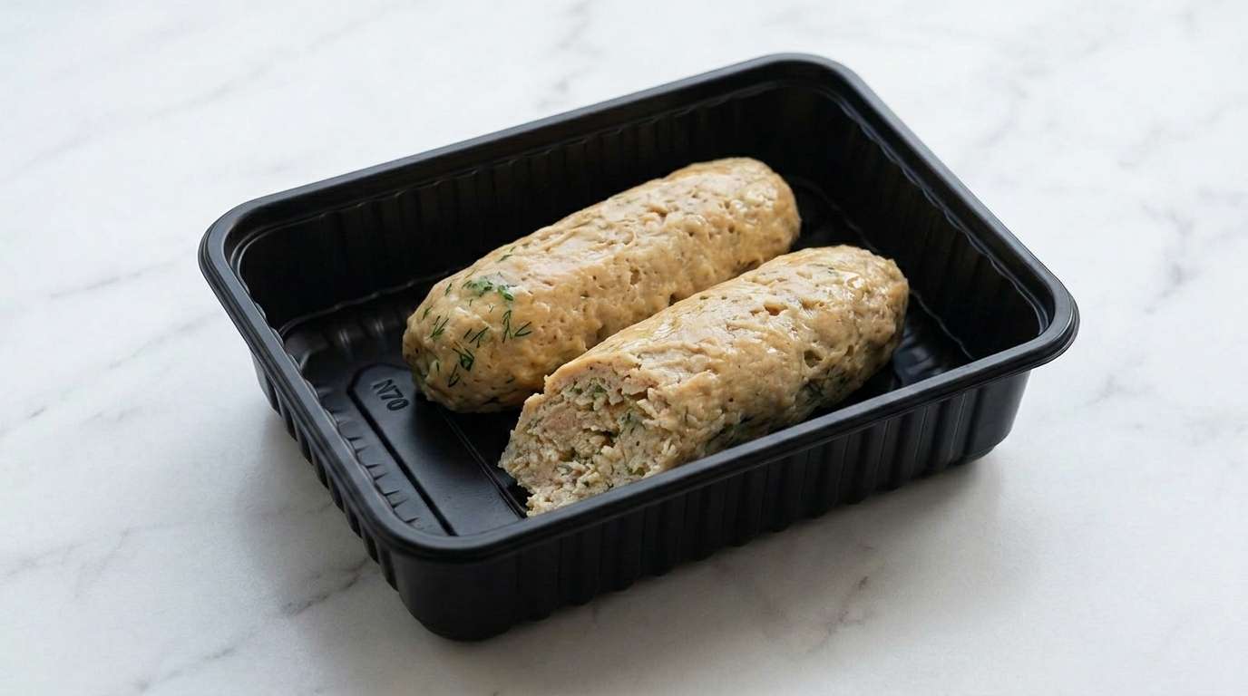 Паровые рыбные колбаски